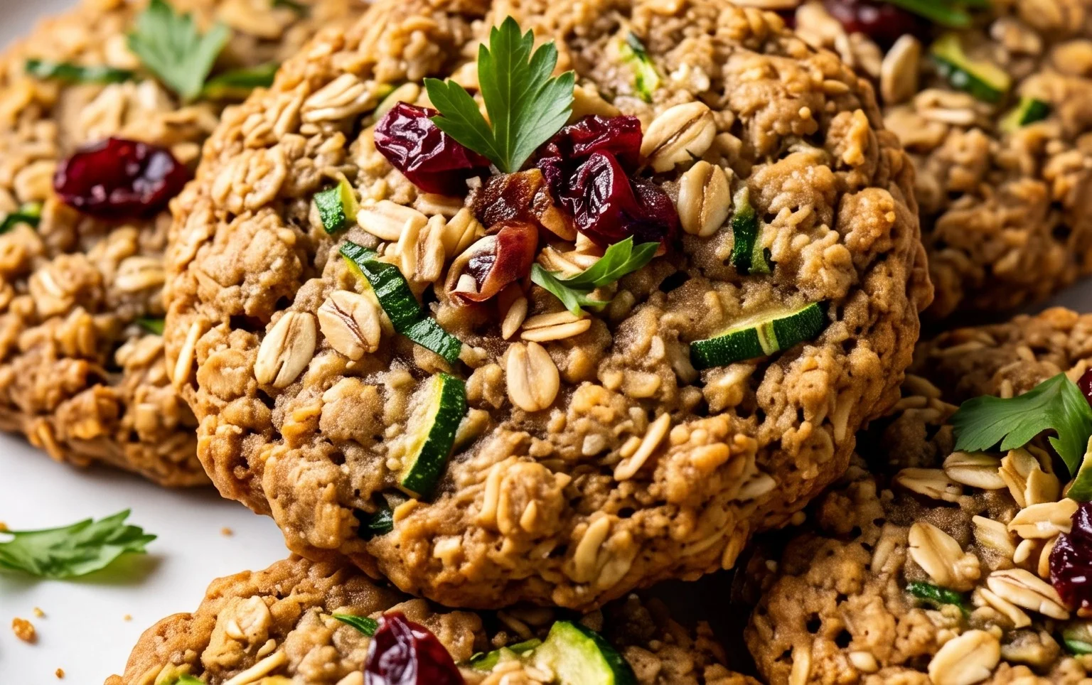 Healthy Zucchini Oatmeal Cookies